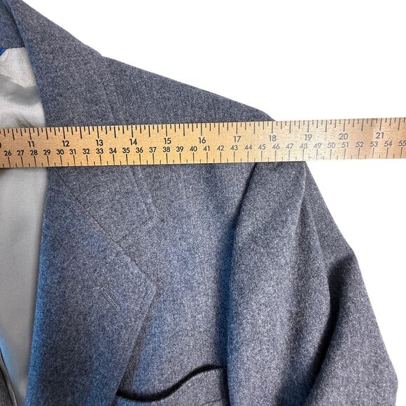 Pendleton Woolen Mills Men’s 42L Gray Virgin Wool Blazer Sport Coat Made in USA - Picture 10 of 16